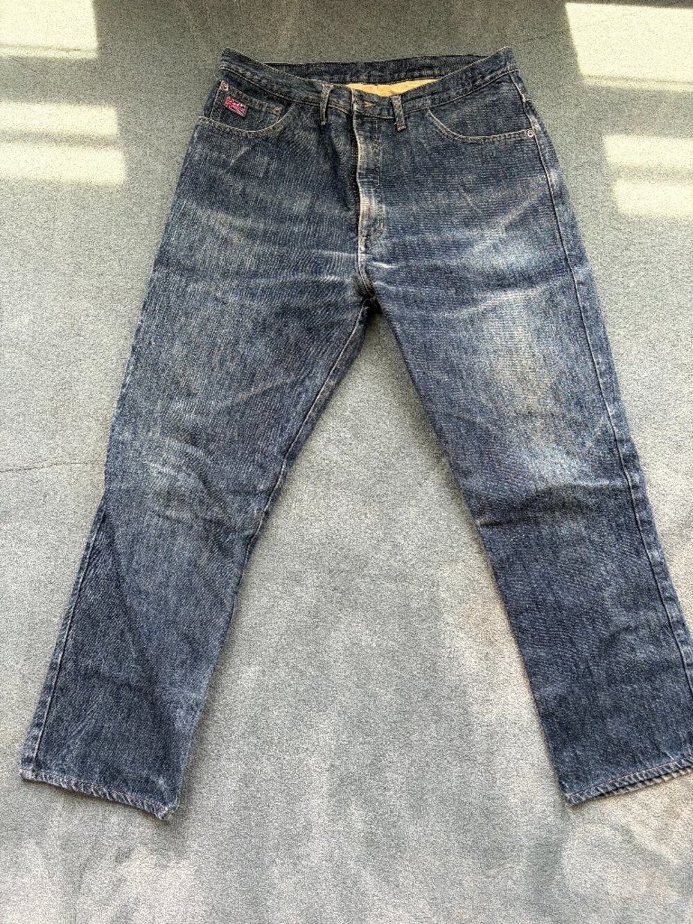 Hood Motorcycle denim jeans.  Waist 36", Inseam 28"  Dual-Layer Construction